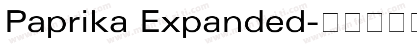 Paprika Expanded字体转换